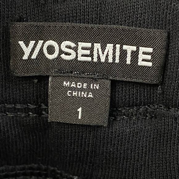 James Perse Y/osemite Black Soft Knit Pull On Jogger Pants Size Small - Picture 8 of 9